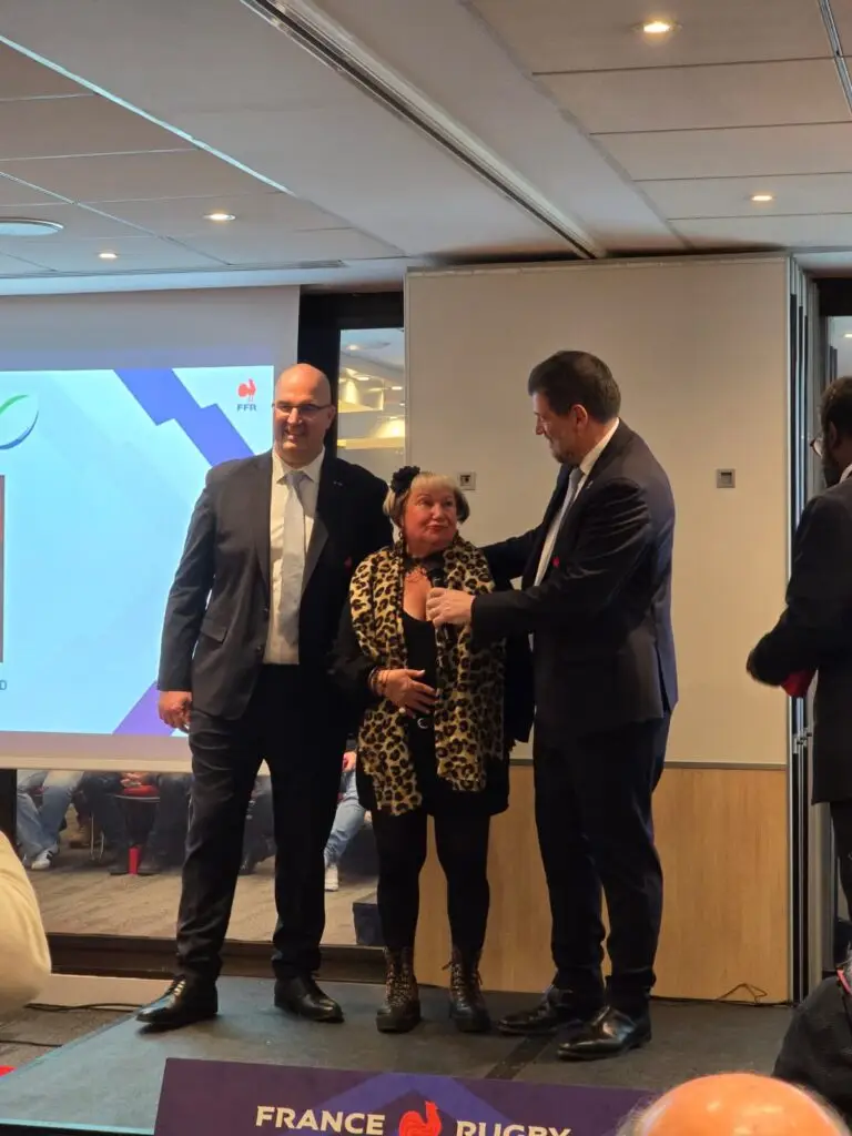 Paulette médaille FFR